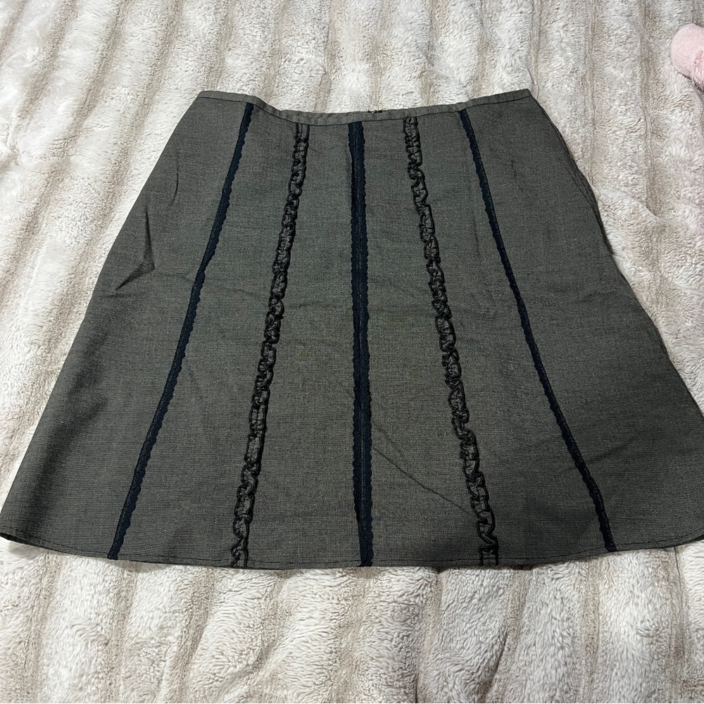 Elegant Black and Gray Women's Skirt